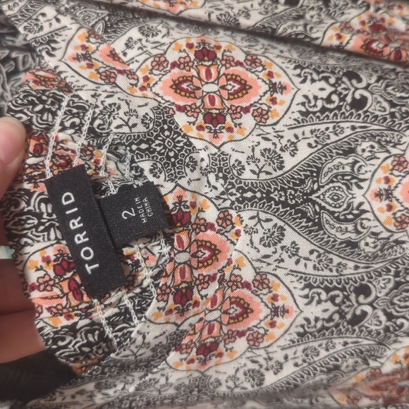 Torrid challis sweetheart dress - Picture 5 of 8